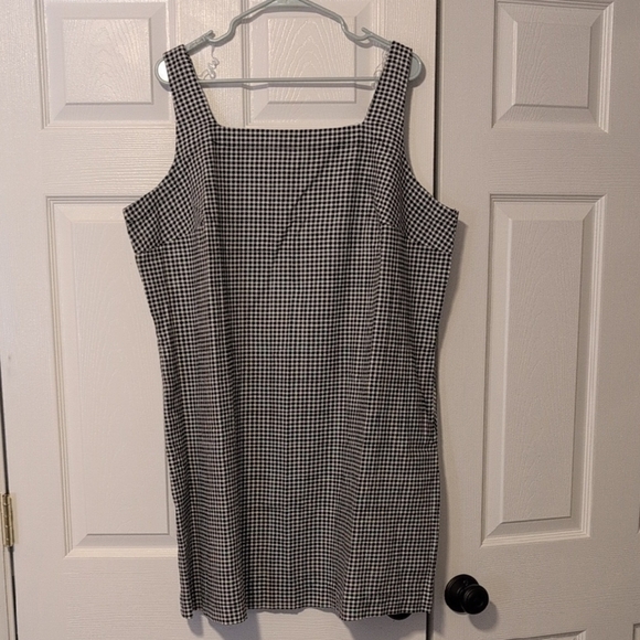 a new day Dresses & Skirts - A New Day Classic Black and White Checkered Dress NWT
